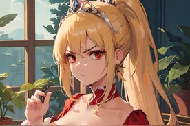 【AI绘画 4K】公主艾利雅今天很生气！视频封面