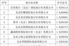 北京市旅行社投诉量前十名单（2025年2月24日—3月2日）图片