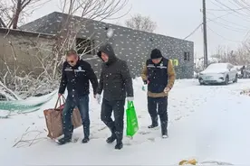 雪中“暖流”，济南救助中心救助流浪乞讨人员18人图片