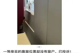 高铁座位写着“靠窗”却没窗，先别说乘客想多了图片