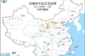 中央气象台：内蒙古阿拉善等地已出现强沙尘暴天气图片