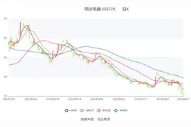 鸣志电器：2024年上半年净利润4002.86万元 同比下降24.88%图片
