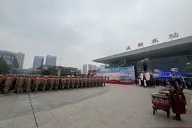 成都市2024年春季新兵入伍欢送仪式今日举行图片