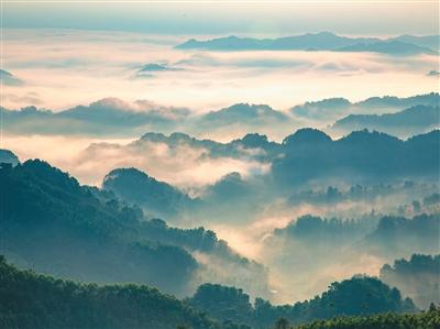 静美冬日  神州如画
