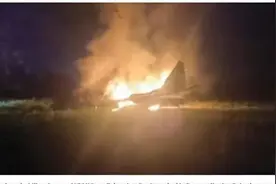 遭遇“严重技术故障”，印度空军一架米格-29战机坠毁，飞行员弹射逃生图片