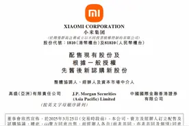 小米计划筹资397亿元投入汽车和AI？雷军持股比例曝光图片