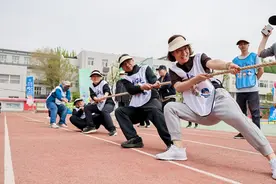 第二届丰台街道军地趣味运动会欢乐开幕图片