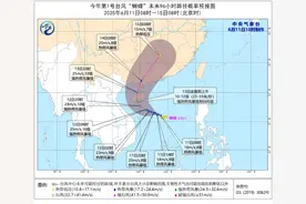 中央气象台6月11日10时发布台风蓝色预警图片
