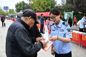阜阳市颍东区举办第35个国际减灾日宣传活动图片