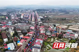 永州冷水滩：“二八”赶社忙 普利桥集市人从众图片