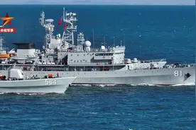 40秒全程高燃！直击海军舰艇编队实战化训练现场图片