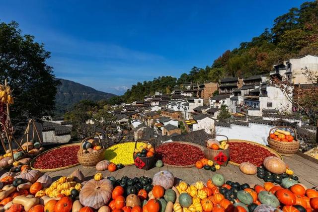 【90号公路】秋色浓烈的古村镇——婺源-篁岭