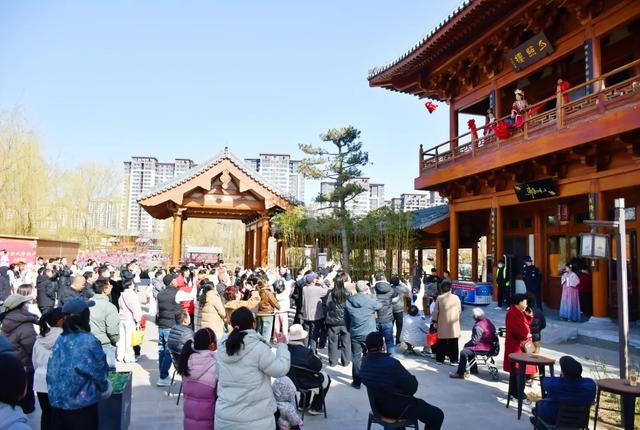 一步踏入千年画！定州众春园春节“行浸式”游园火出圈