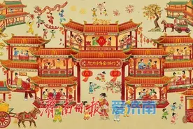 皮影戏走进济南泉城路，唱响“金拱门”贺岁大戏图片