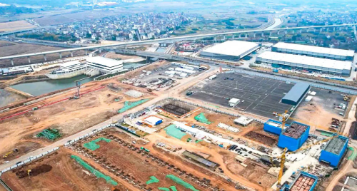 稳舵奋楫 全力起跑——浙江金华港婺城港区乾西作业区建设忙