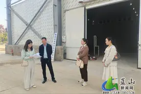 蓝山县科工局、县财政局开展农产品供应链体系建设项目验收工作图片