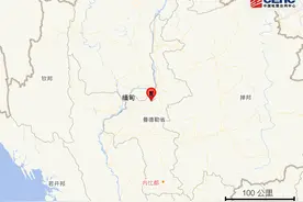 缅甸发生6.4级地震图片