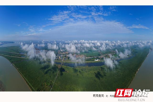 【每日一图@湖南】在岳阳江豚湾，看见洞庭湖最柔软的清晨