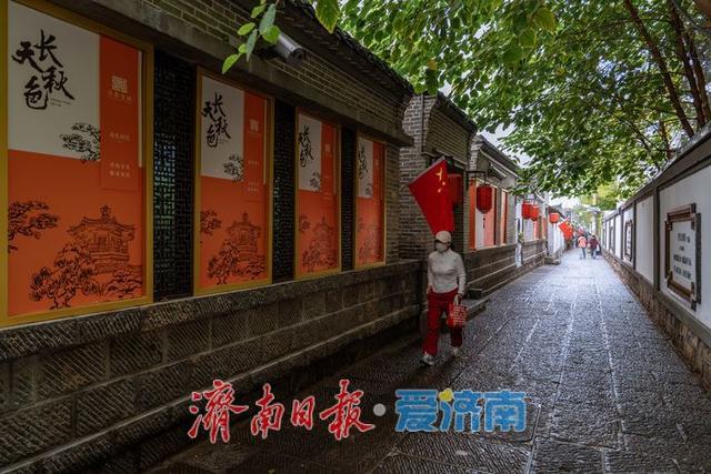 济南西更道街：雨后尽显老街韵味