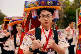徒步超200公里！两岸青年赴湄洲妈祖祖庙谒祖进香图片
