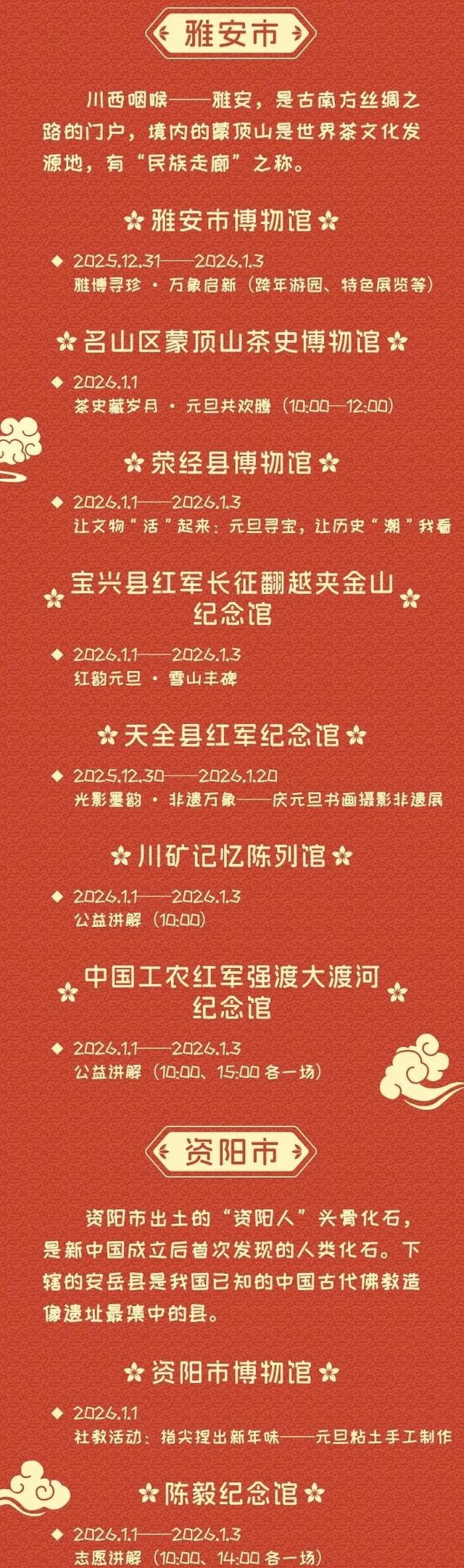 四川多家博物馆元旦节游玩指南来啦 | 假日蜀宝有约