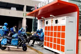 宝山这里上新一批换电柜，为市民充电提供便利→图片
