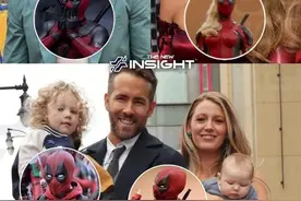 “小贱贱”透露自己的孩子客串《死侍3》，一家人齐齐整整图片