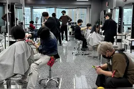 理发店迎接“龙抬头”：理发团购增长超200%，杭州全国排第五图片