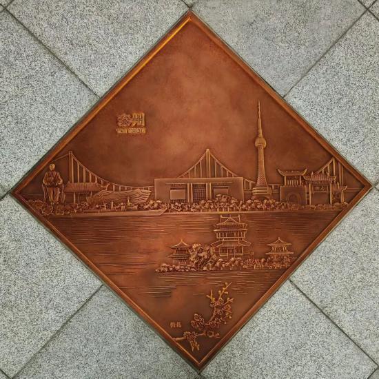 荟萃长三角地标和美景 方厅水院廊桥地刻已亮相