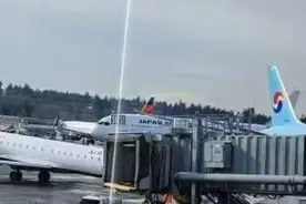 突发！美国两客机相撞图片