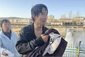山西一男子跳入“冰河”救起三名儿童默默离开，榆社县文明办：已慰问，社区已奖一千元图片