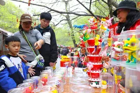枣庄：清明古庙会热闹非凡图片