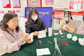 纸花寄情 清明倡绿 碑林区火炬社区举办清明主题系列活动图片