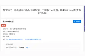 涉嫌侵犯肖像权！小刀电动车被“曾经的小主”杨紫起诉图片