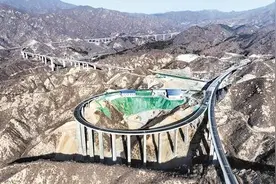 京蔚高速公路全线通车图片