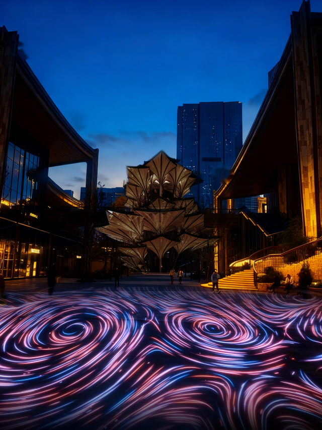 当 “生命之树” 焕新长安，这场光影盛宴藏着西安万象城的周年情书