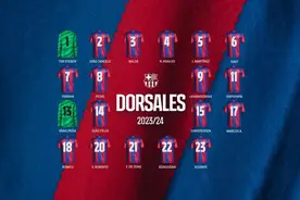 巴萨注册名单及号码确定：一线队19人，28年来10号首次空缺图片