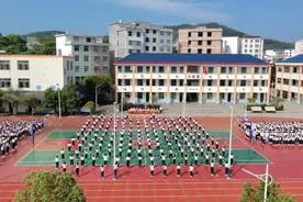 会昌县西江中心小学举办大课间活动比赛图片