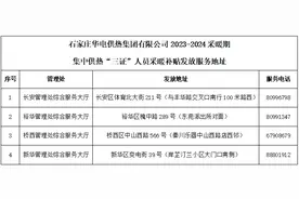 别错过！石家庄市采暖补贴5月6日开始发放，这些人能领取→图片