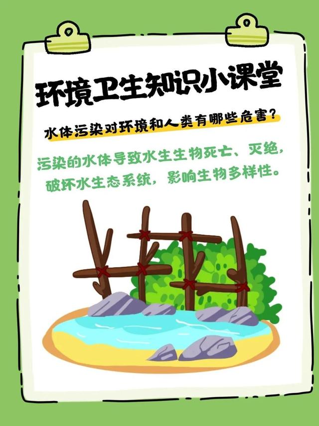 环境卫生知识小课堂 | 水体污染对环境和人类有哪些危害？