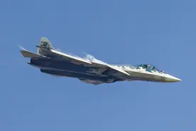 “旱地拔葱”“落叶飘”……传奇试飞员谢尔盖驾驶苏-57亮相中国航展图片