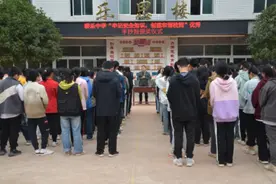 “牢记安全知识，共建和谐校园”——恩阳区群乐中学开展“119”手抄报活动图片