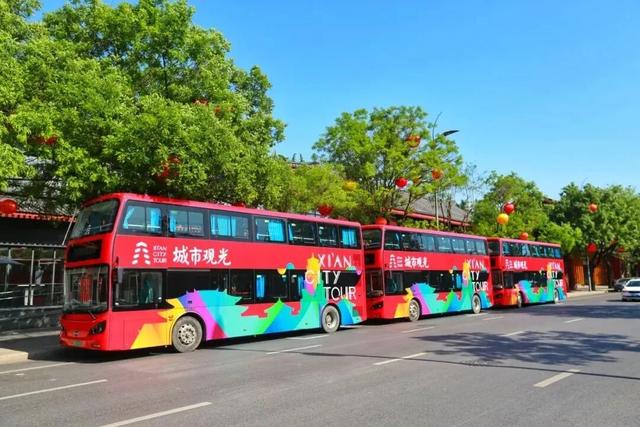 接驳车、观光车、景区直通车，绿色出行畅游曲江