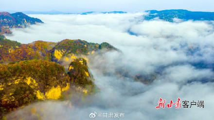崆峒山进入秋景最佳观赏期