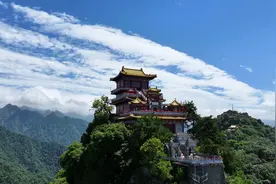 航拍三秦丨秦岭终南山景区现云海景观  宛若天宫图片