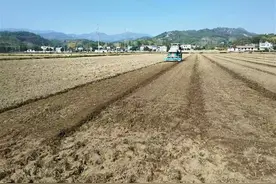 按下了“加速键”，湖北大悟400余台农机装上北斗战春耕图片