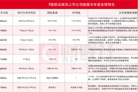 8只航运股披露上半年业绩预告 中集集团Q2环比最高预增近10倍图片