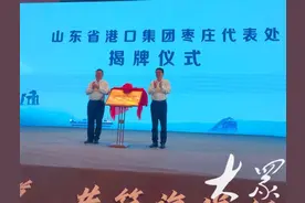 努力打造港城融合新样板，山东港口（枣庄）对外贸易供应链综合服务推介会召开图片