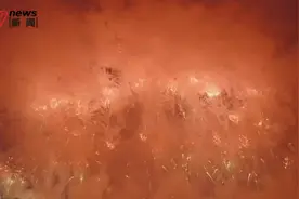 视觉盛宴！蔡国强又出新作品，《海市蜃楼》无人机烟花表演秀点燃泉州上空图片