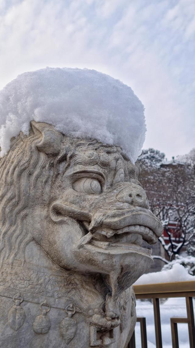 雪霁云舒，颐和园静谧悠然